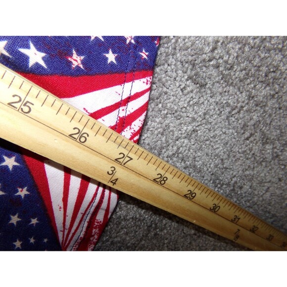 Lularoe Medium Randy Raglan Red White Blue stars & stripes Americana Top size M - Picture 8 of 8